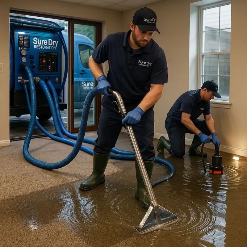 Water Extraction and Removal process in Humansville, MO